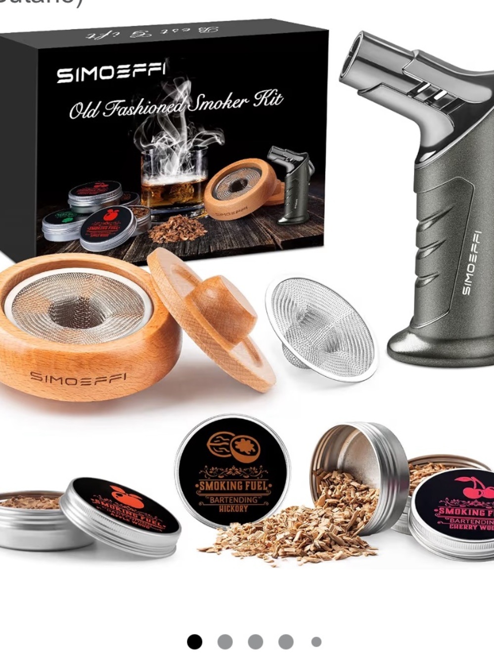 SIMOEFFI Cocktail Smoker Kit with Torch